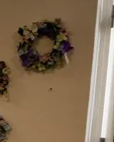 Krans til døren fra Sabrina's Blomster